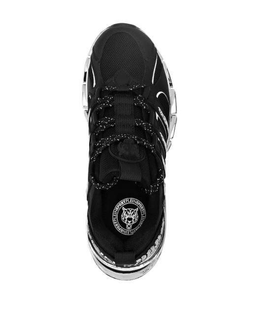 Philipp Plein Black Runner Sneakers