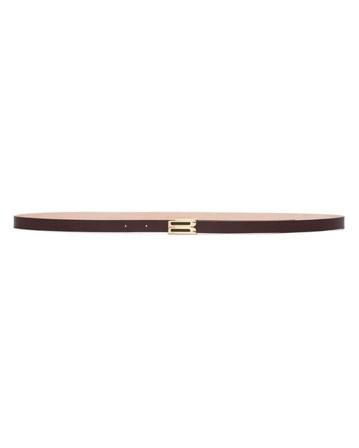 Victoria Beckham White Micro Frame Belt