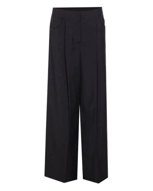 Fendi Blue Hose Mit Falten