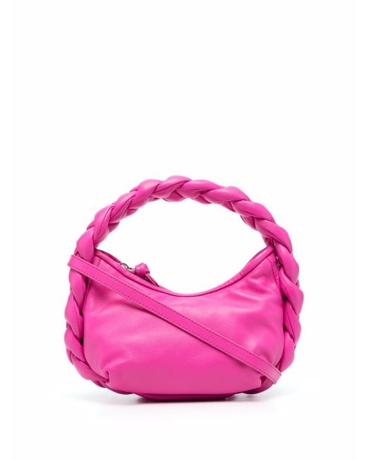 Hereu Leather Mini Espiga Tote Bag in Pink - Lyst