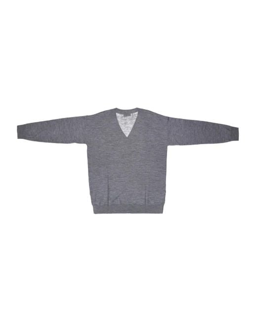 P.A.R.O.S.H. Blue Linfa V-Neck Top