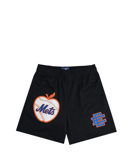 Eric Emanuel Black New York Mets Mesh Shorts for men