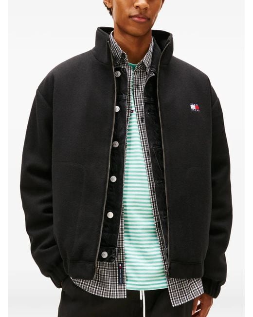 Tommy Hilfiger Black Zip-Fastening Jacket for men