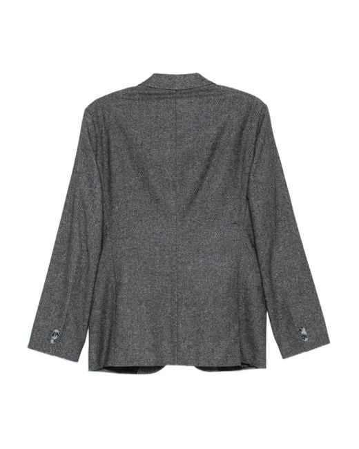 HUGO Gray Single-Breasted Blazer for men