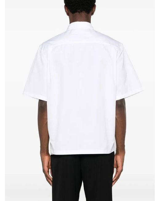 Off-White c/o Virgil Abloh White Emb Summer Heavycot Shirt for men