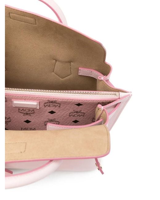 MCM Pink Milla Tote Bag