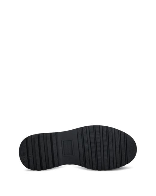 Gant Black Lace-Up Lug-Sole Boots for men