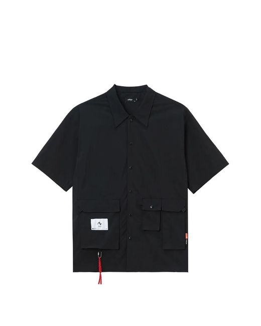 Izzue Black Chemise À Poches Multiples for men