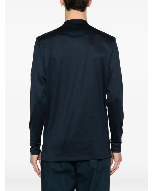Tokyo Blue Buttoned Polo Shirt for men