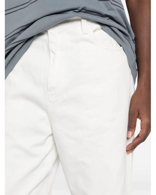 Carhartt White Brandon Belt-Loop Jeans