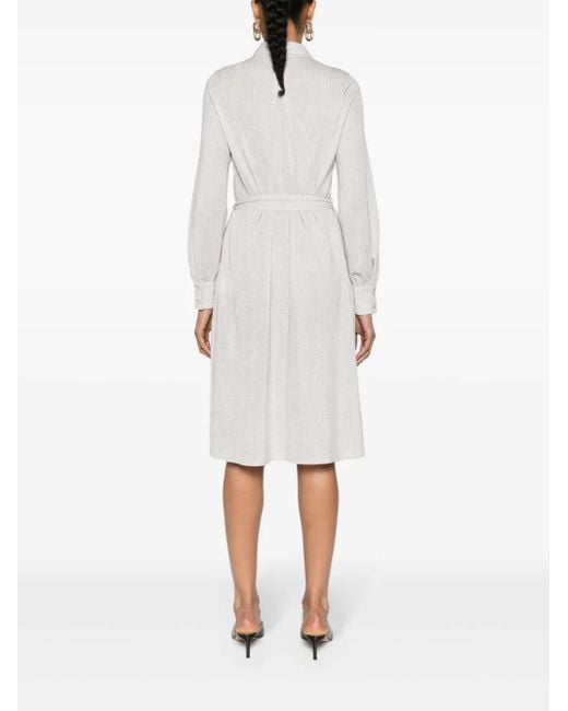Missoni ベルテッド シャツドレス White