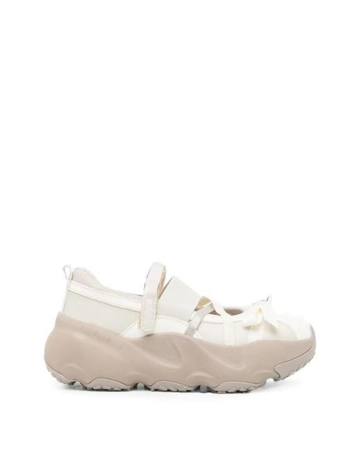 Rockfish White Bow-Detail Touch-Strap Trainers