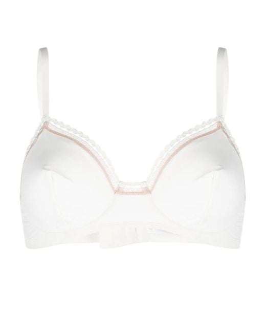 Eres White Flow Full-Cup Bra