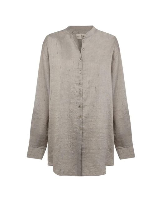 Cortana Gray Sal Long-Sleeve Shirt
