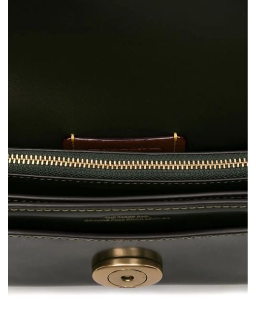 COACH Green Spazzolato Tabby 20 Shoulder Bag