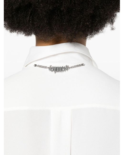 Camicia con colletto a punta di DSquared² in White