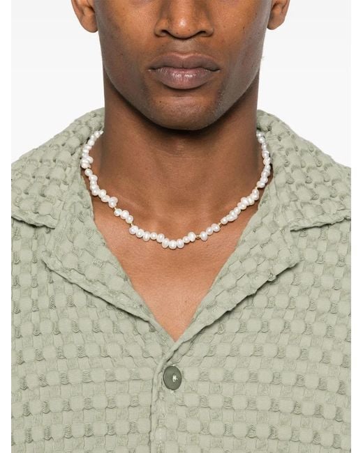 Oas Green Cuba Camp-Collar Shirt for men