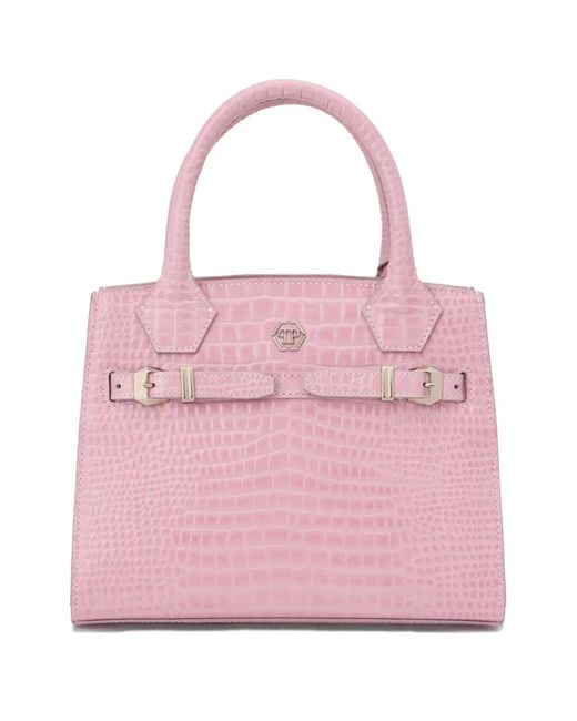 Philipp Plein Pink Dynasty Small Shopper Bag Cocco