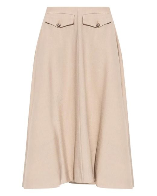 By Malene Birger ポケット スカート Natural