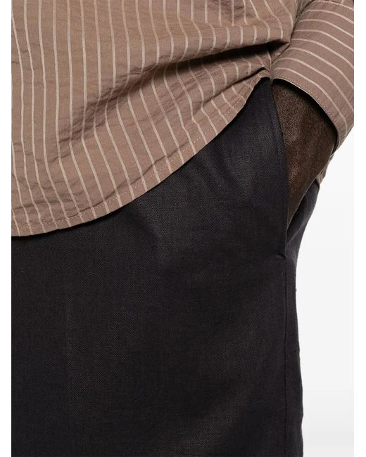 Zegna Blue Elasticated-Waistband Shorts for men