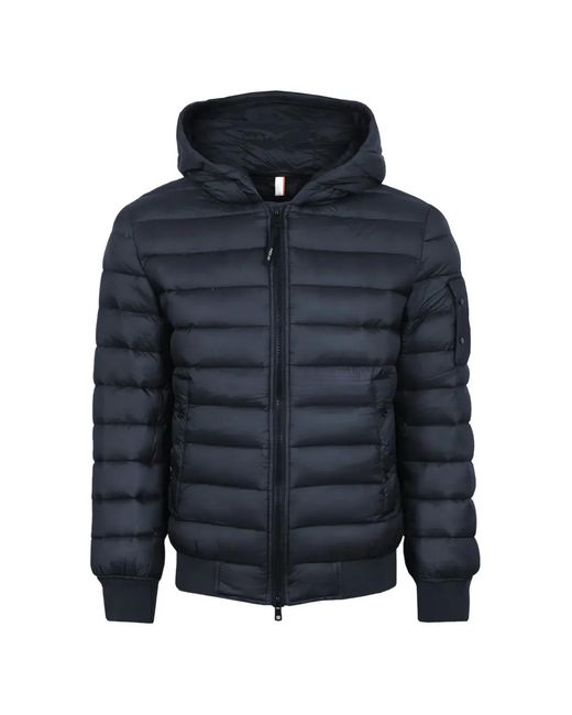 Pmds Blue Ripstop Hooded Jacket for men