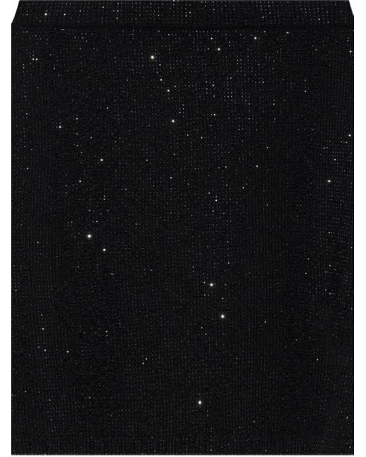 Alexander Wang Mini-Rok Met Stras in het Black