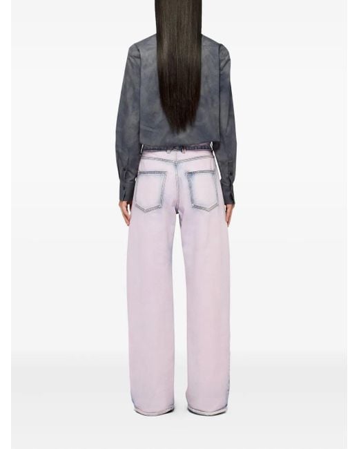 MSGM Blue Logo Jeans