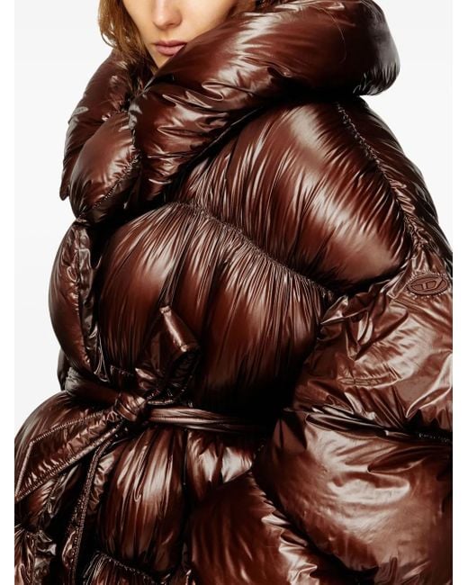 Cappotto Imbottito W-Inona di DIESEL in Brown