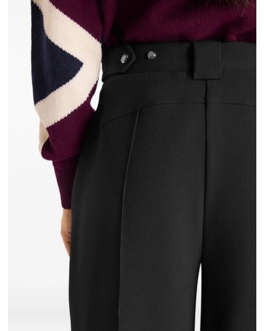 Fusalp Black Exposed-Seam Trousers