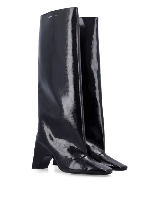 Coperni Blue Cactus Leather Bridge Boot