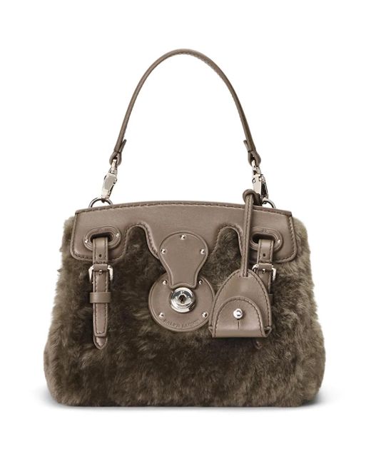 Ralph Lauren Brown Small Ricky 18 Tote Bag