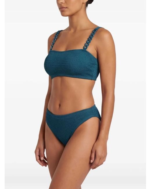 Paramidonna Blue Penelope Chain-Straps Bikini