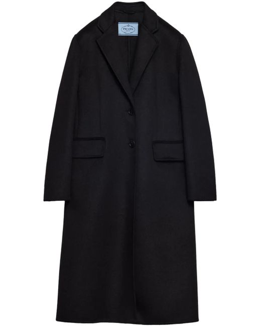 Prada Jas Met Enkele Rij Knopen in het Black