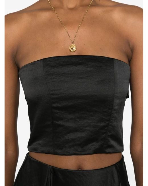 Forte Forte Cropped Top Black