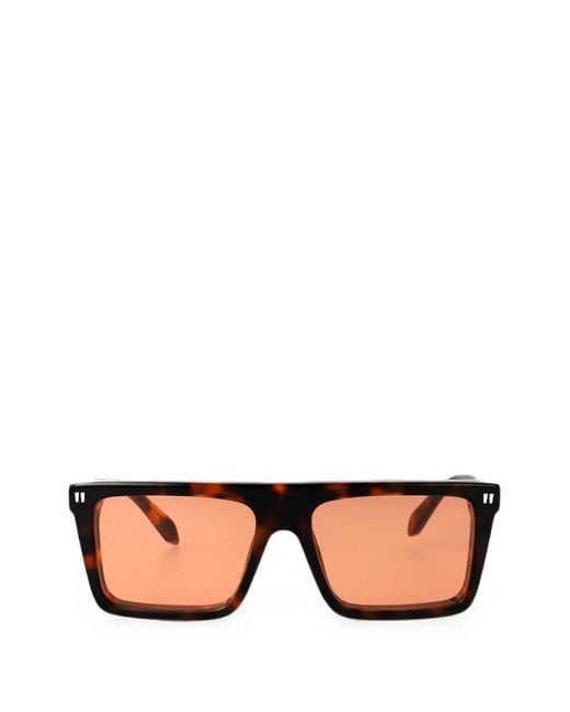 Off-White c/o Virgil Abloh Black Bridgeport Square-Frame Sunglasses for men