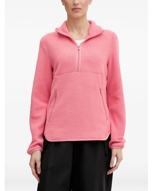 Jack Wolfskin Pink Lite Curl Fleece Sweatshirt