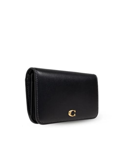 Cartera con cremallera COACH de color Black