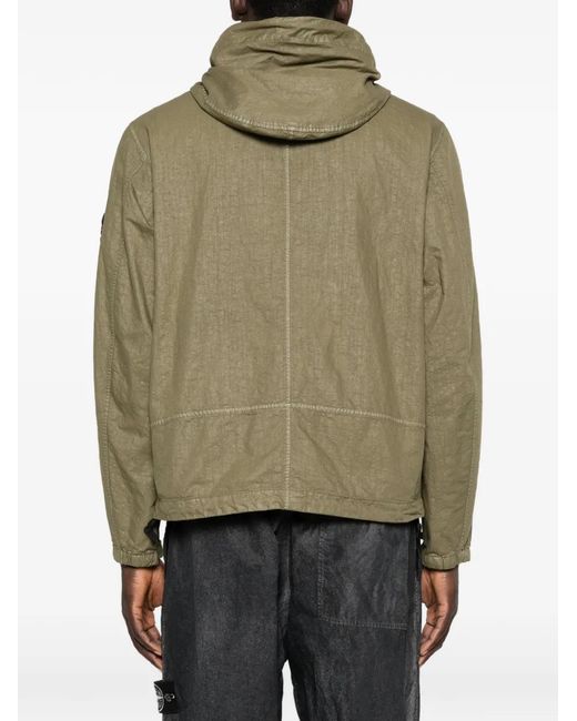 Stone Island Green Jackets for men