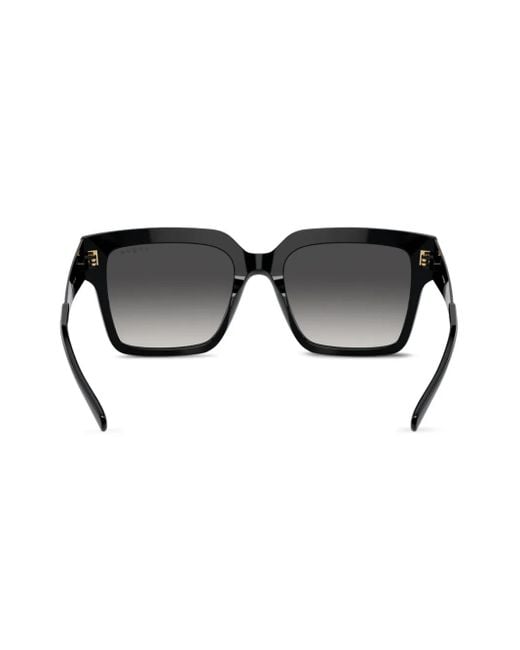 Occhiali Da Sole Squadrati Con Stampa di Vogue Eyewear in Black