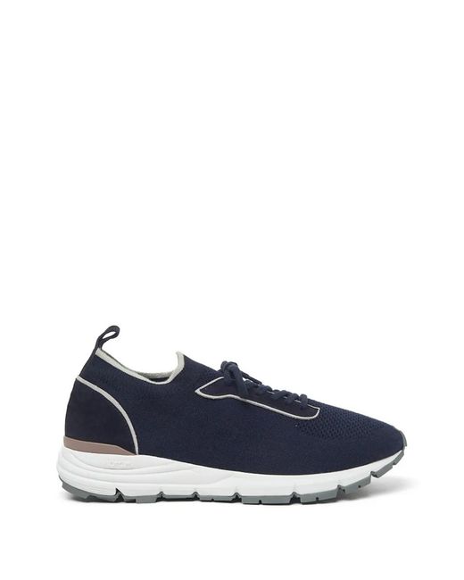 Peserico Blue Lace-Up Sneakers for men