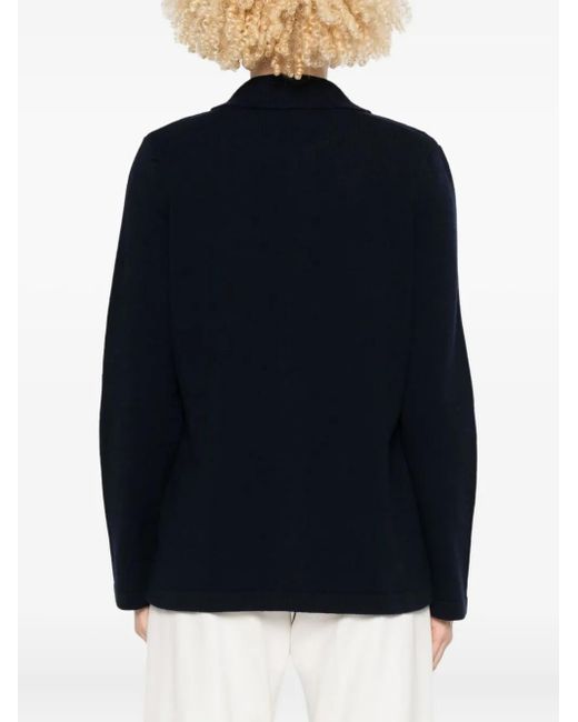A.P.C. Blue Buttoned Wool Jacket