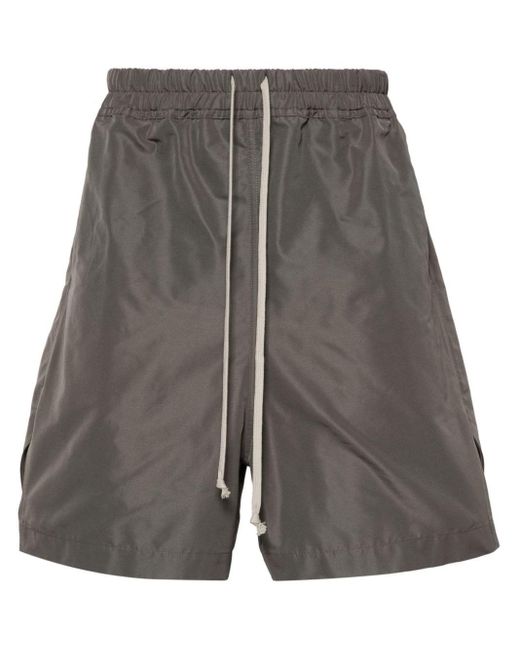 Rick Owens Gray Drawstring-fastening Shorts for men