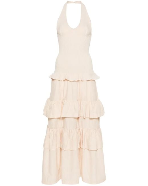 Twinset レイヤードスタイル ドレス Natural