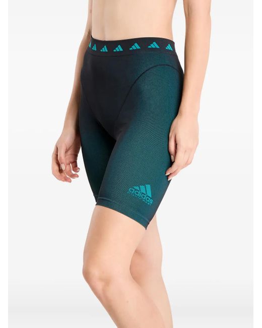 Adidas Green Eqt Logo-Detail Shorts