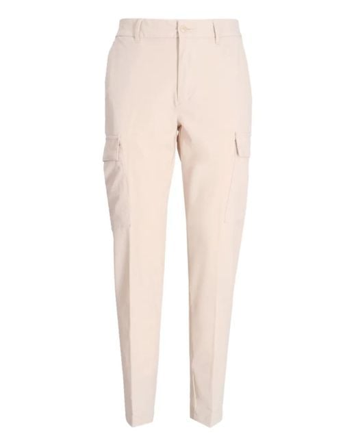 Pantaloni Utility Con Tasche Cargo di Boss in Natural da Uomo