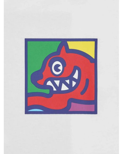 ICECREAM White Graphic-Print T-Shirt for men