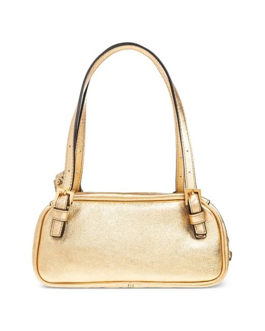 Versace Metallic Leather Shoulder Bag