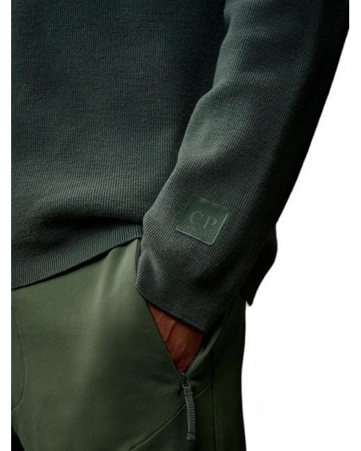 C P Company Cardigan mit Reißverschluss in Green für Herren
