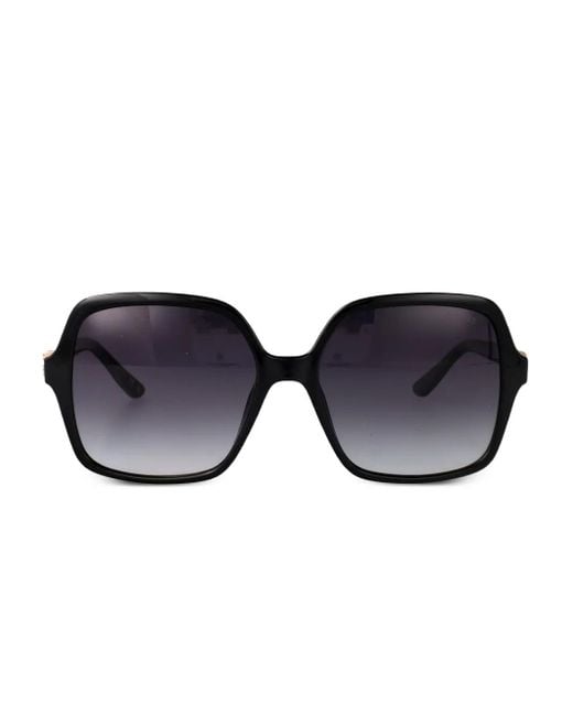 GUESS EYEWEAR Blue Square-Frame Logo Sunglasses