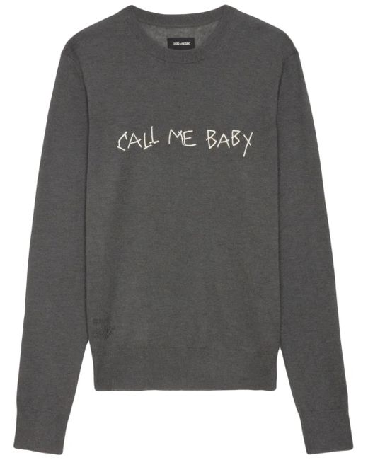 Zadig & Voltaire Gray Pravis Cp Cmb